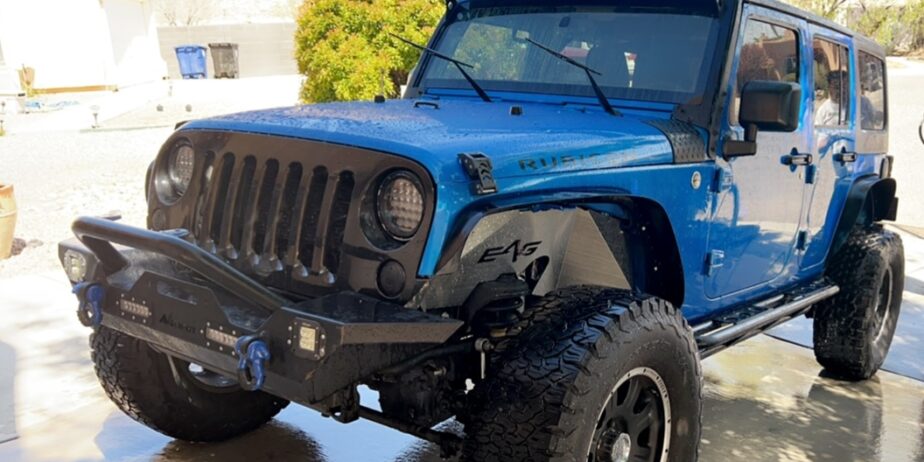 Blue Rubicon w/3in lift