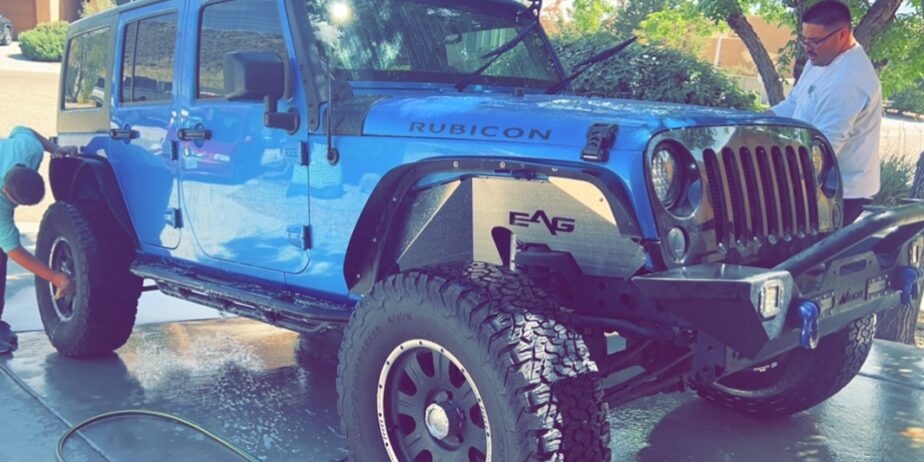 Blue Rubicon w/3in lift