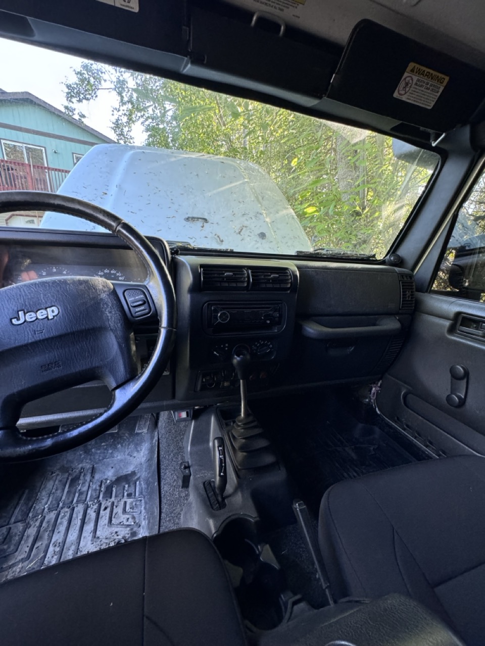 2004 Wrangler Sport hard top