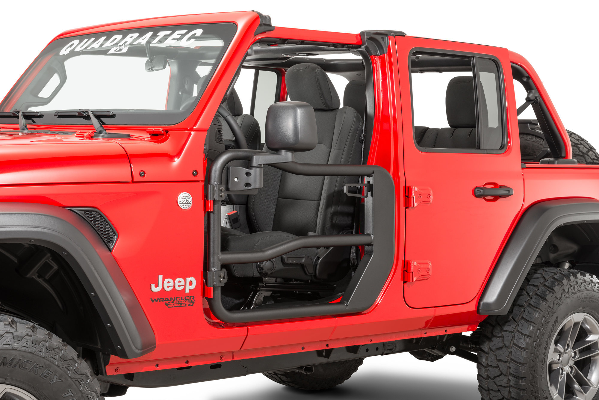 Rugged Ridge Fortis Front Tube Doors for 18-21 Jeep Wrangler JL ...