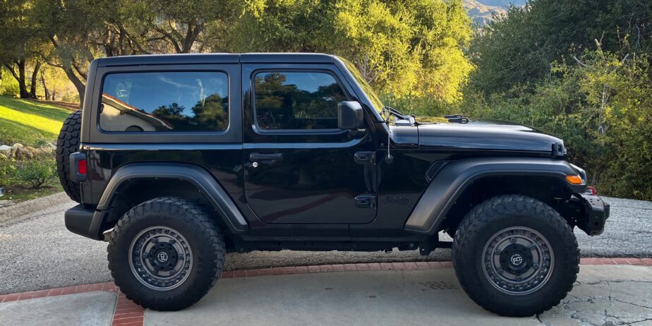 2022 Wrangler Sport—Manual 6-speed, 34k miles, Black Rhino Rims, Ironman Tires