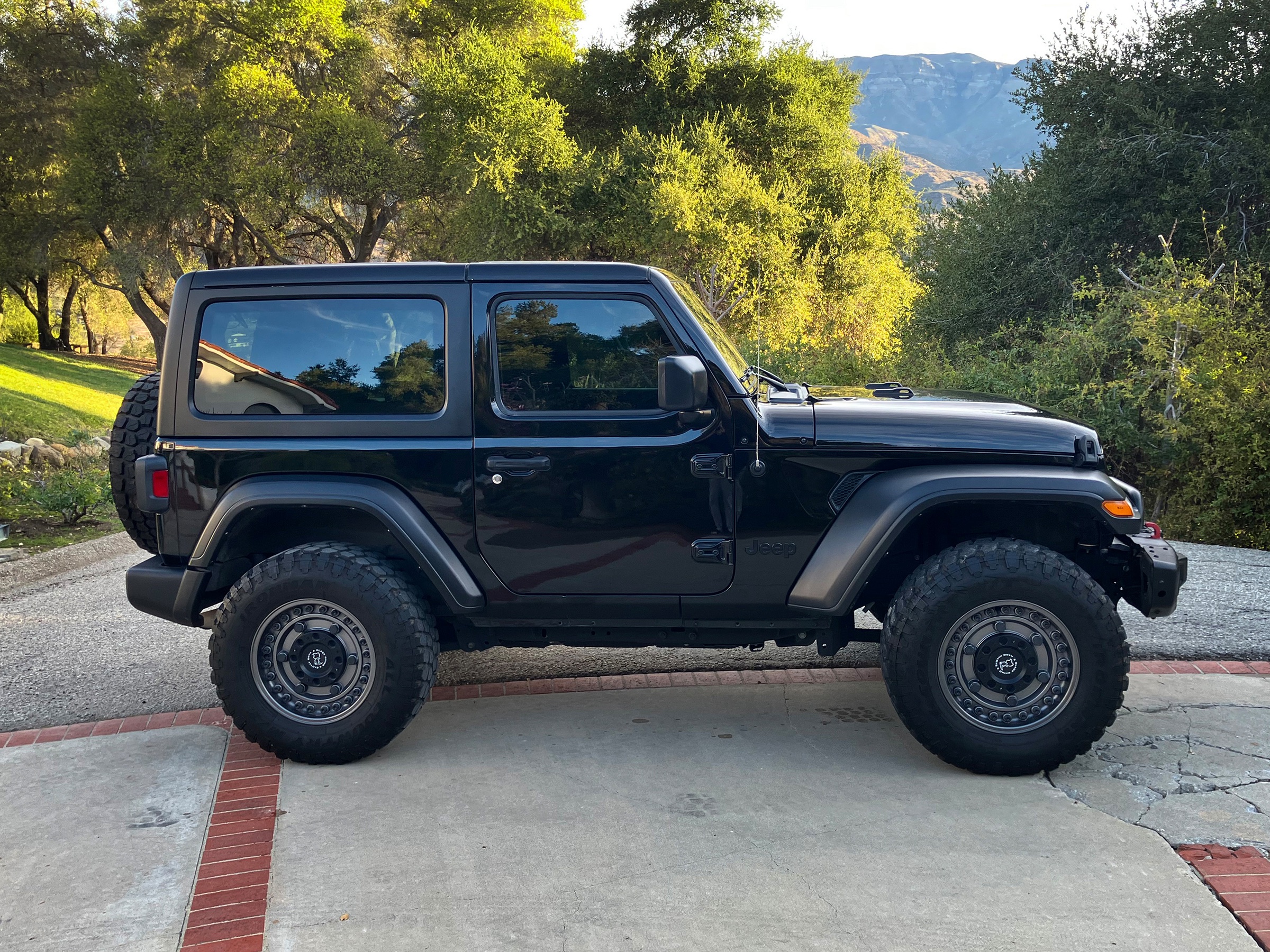 2022 Wrangler Sport—Manual 6-speed, 34k miles, Black Rhino Rims, Ironman Tires