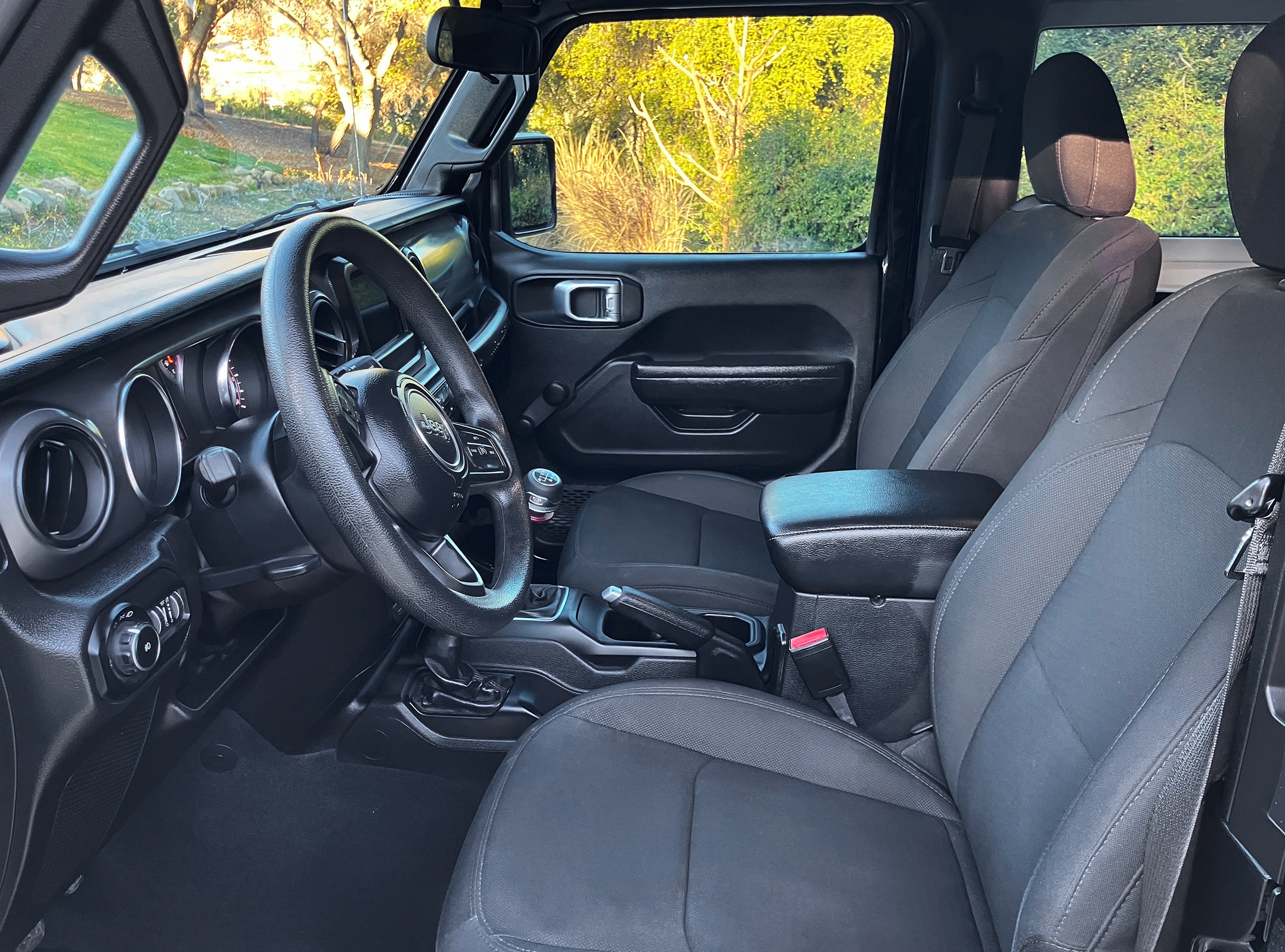 2022 Wrangler Sport—Manual 6-speed, 34k miles, Black Rhino Rims, Ironman Tires