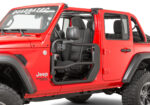 Rugged Ridge Front Fortis Tube Doors for 18-21 Jeep Wrangler JL & Gladiator JT