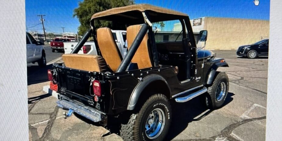 1976 CJ5 3 speed V8 – 46K original miles