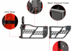 EAG safari tube doors for wrangler 2007-2018