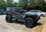 This 1 of a kind Jeep is custom from front to rear, top to bottom