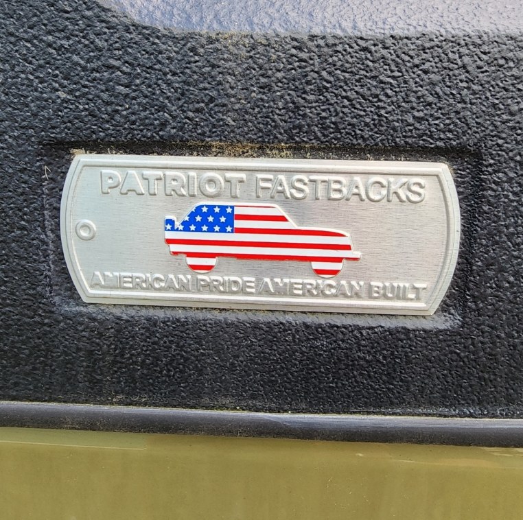 Patriot Fastbacks Surfrider Hard Top; Textured Black (07-18 Jeep Wrangler JK 4-D