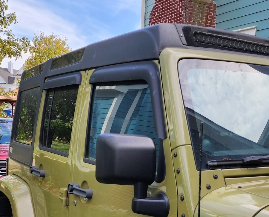 Patriot Fastbacks Surfrider Hard Top; Textured Black (07-18 Jeep Wrangler JK 4-D