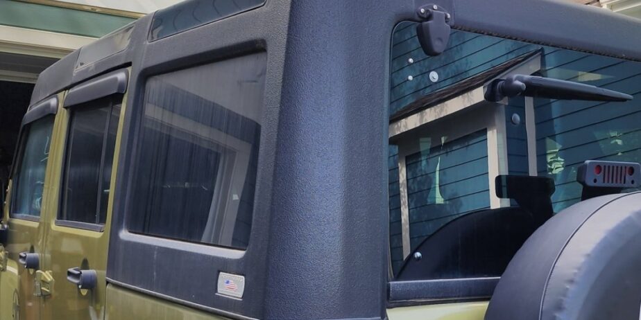 Patriot Fastbacks Surfrider Hard Top; Textured Black (07-18 Jeep Wrangler JK 4-D