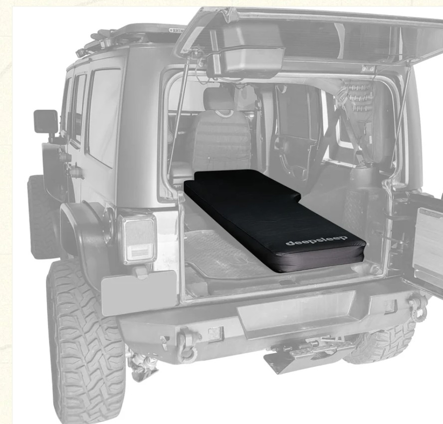 Two Deepsleep Solo Mats (pair) for 4 Door Jeep Wrangler – used once – like new