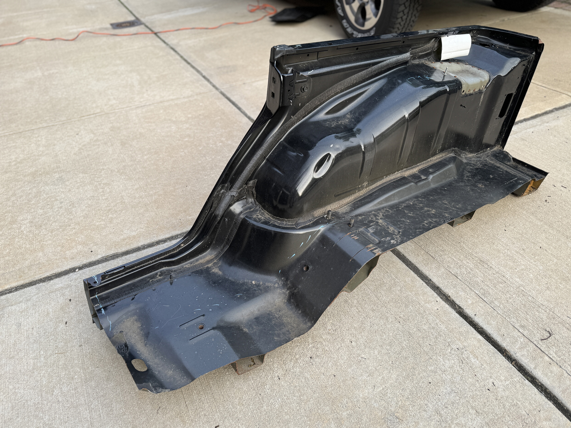Jeep Wrangler JKU 2007 to 2018 Passenger Rear Quarter Panel Assembly OEM PARTS
