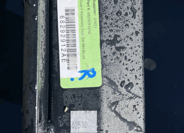 Jeep Wrangler 2dr JL 18-23 OEM side rails