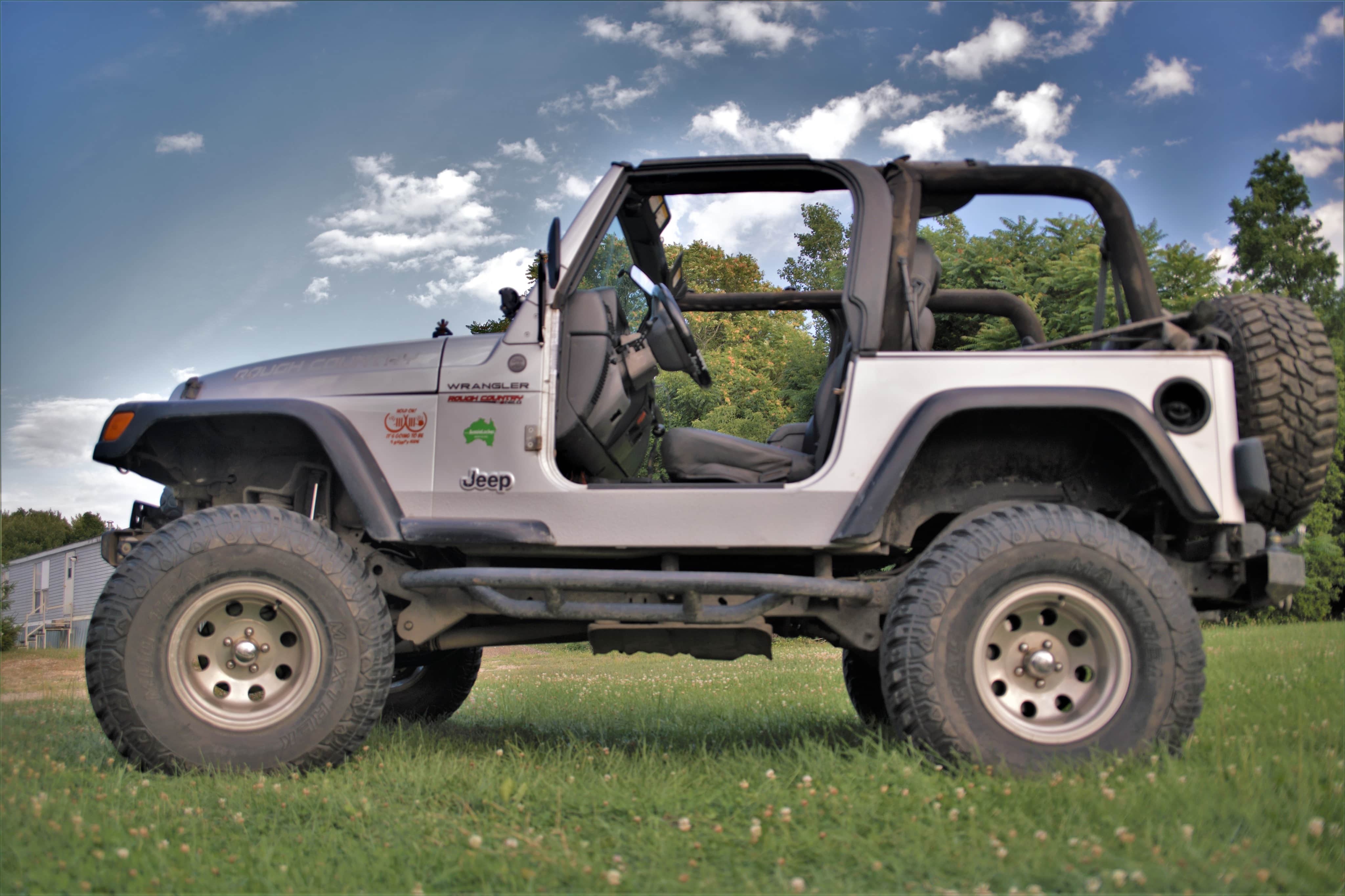 2004 Jeep Wrangler – Rock Climber – The Jeep has a lot of after-market parts
