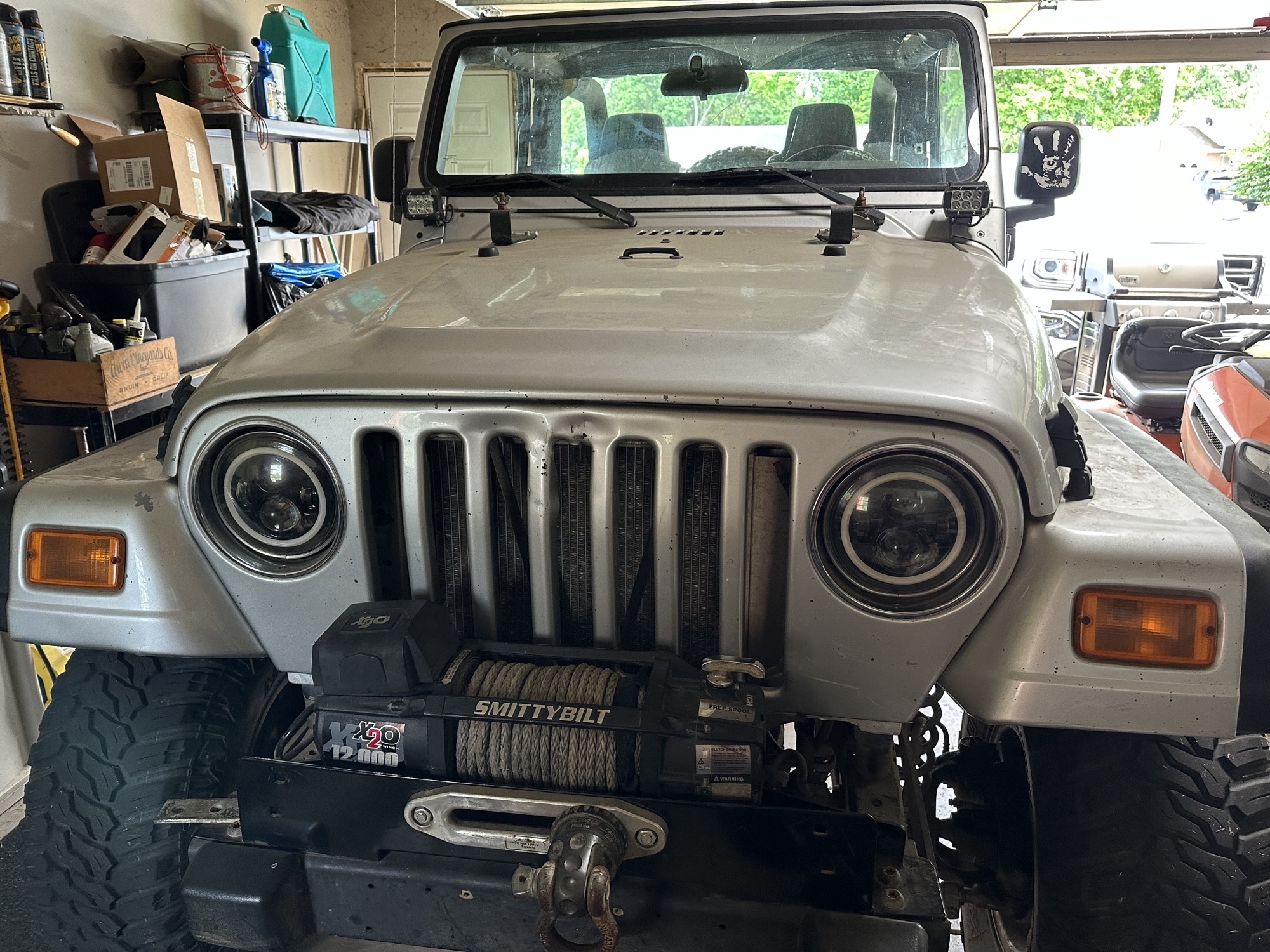 2004 Jeep Wrangler – Rock Climber – The Jeep has a lot of after-market parts