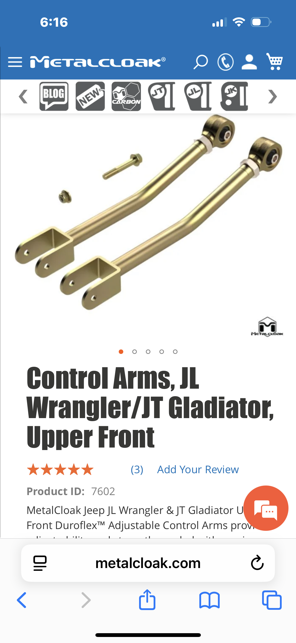 Control arms