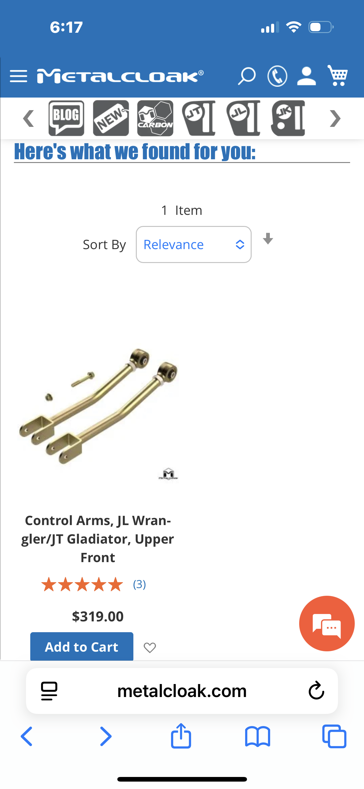 Control arms