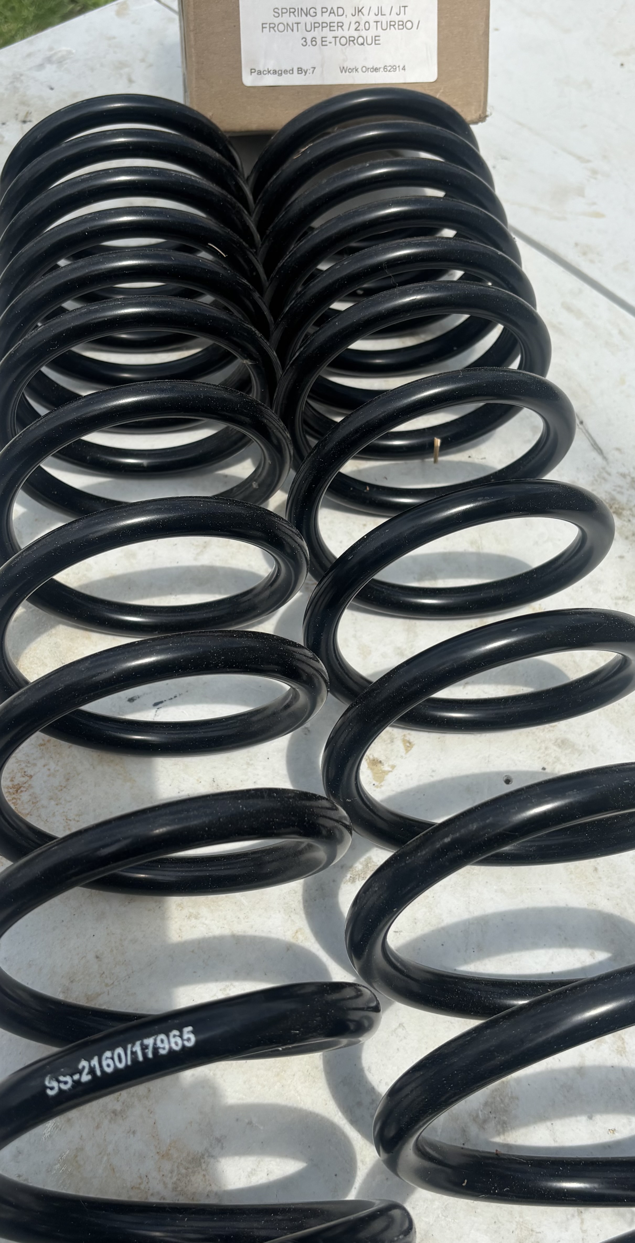 JL wrangler front springs