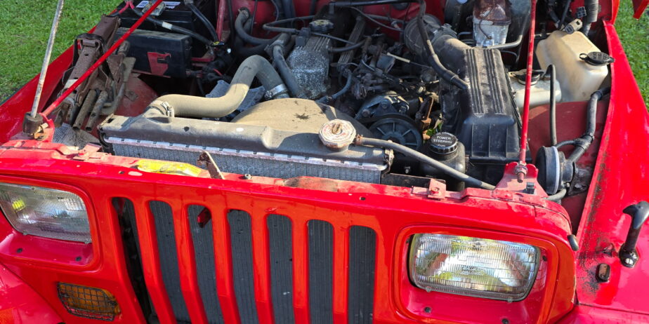 1992 Jeep Wranler, 4 cylinder, manual transmission-149,587 original miles