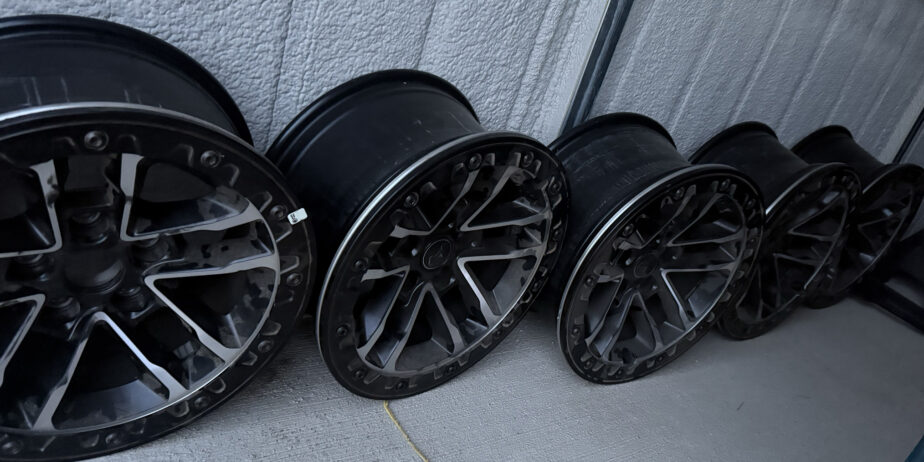 Set of five 17″ Rims 5/127″ Bolt Pattern for 2025 Jeep Wrangler