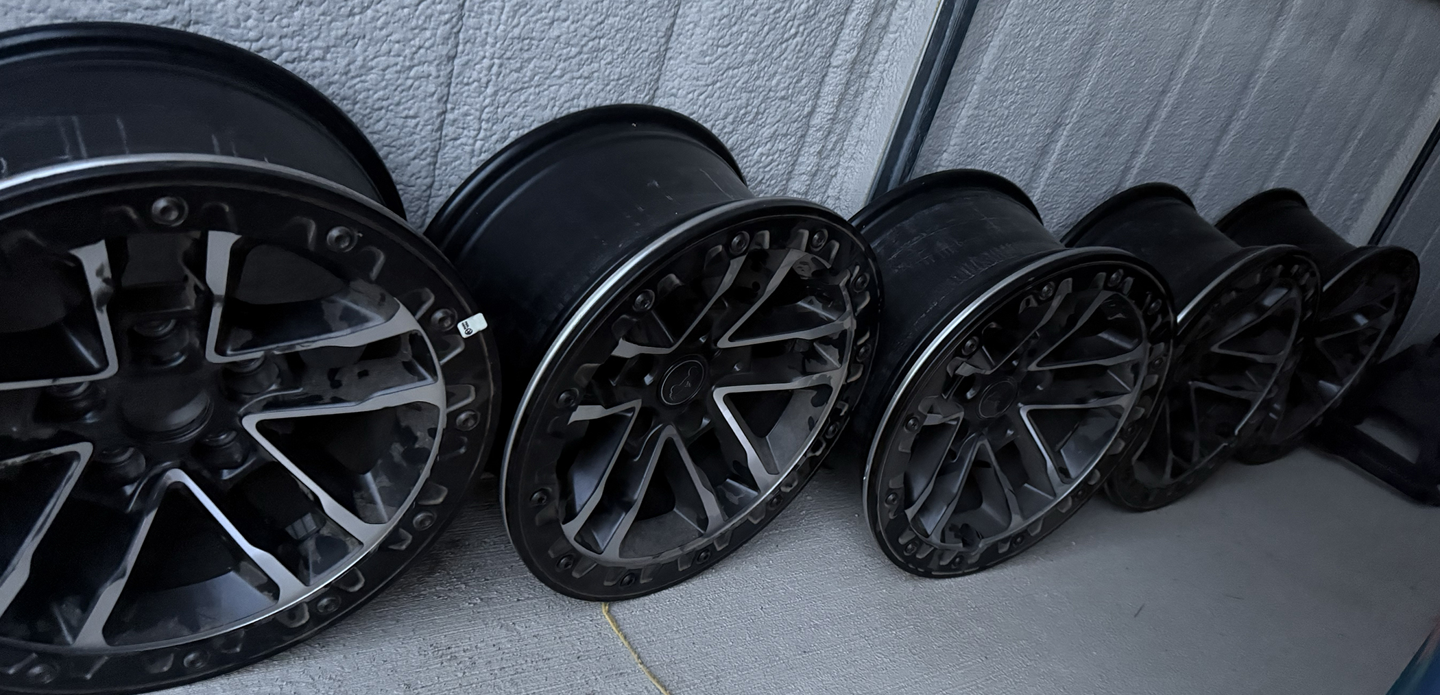 Set of five 17″ Rims 5/127″ Bolt Pattern for 2025 Jeep Wrangler