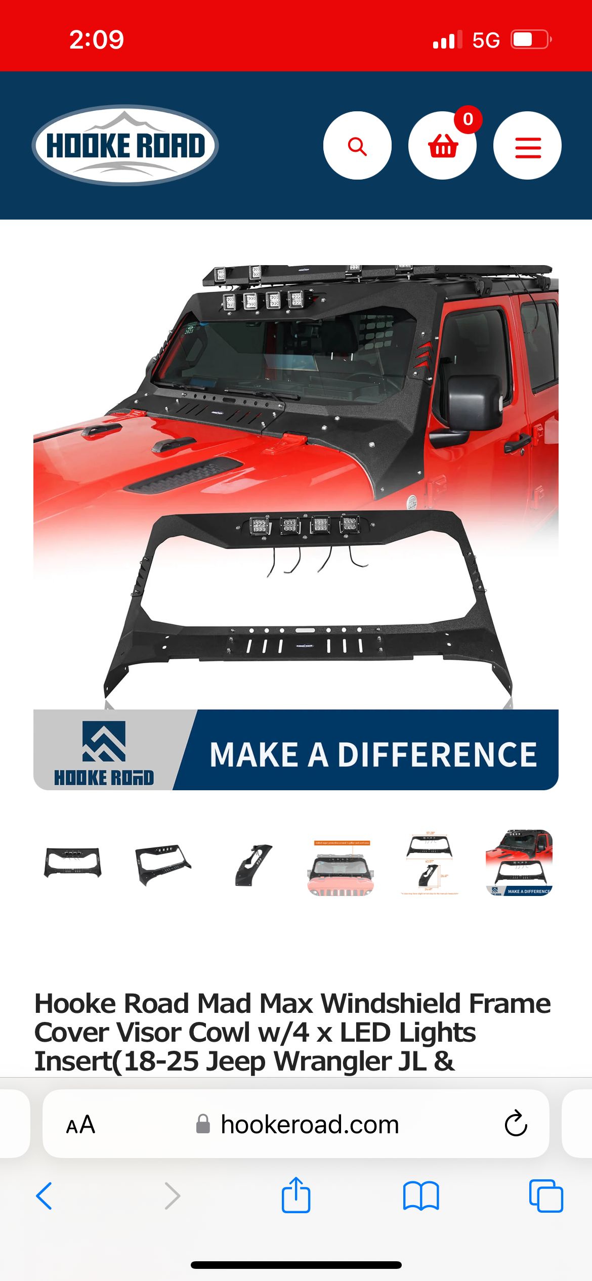 Hook road mad max armor windshield ViCowl