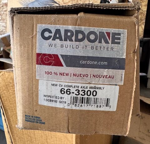 Brand New Cardone 66-3300 CV Axle