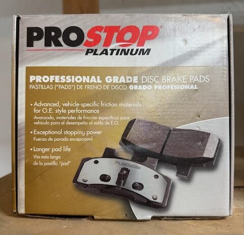 prostop platinum professional grade disc brake pads