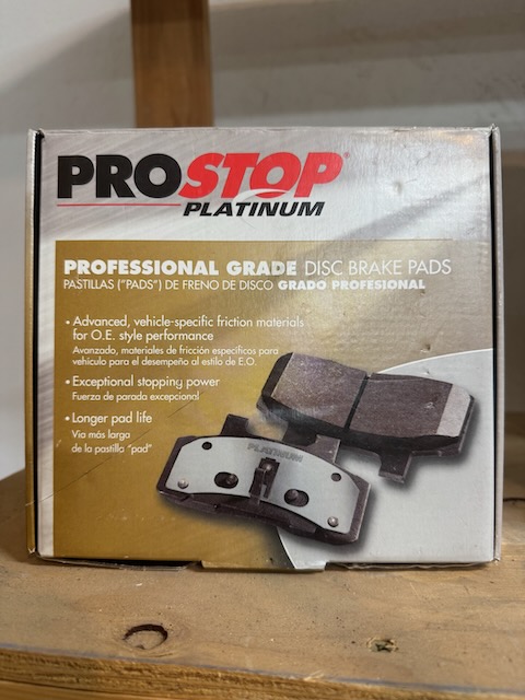prostop platinum professional grade disc brake pads