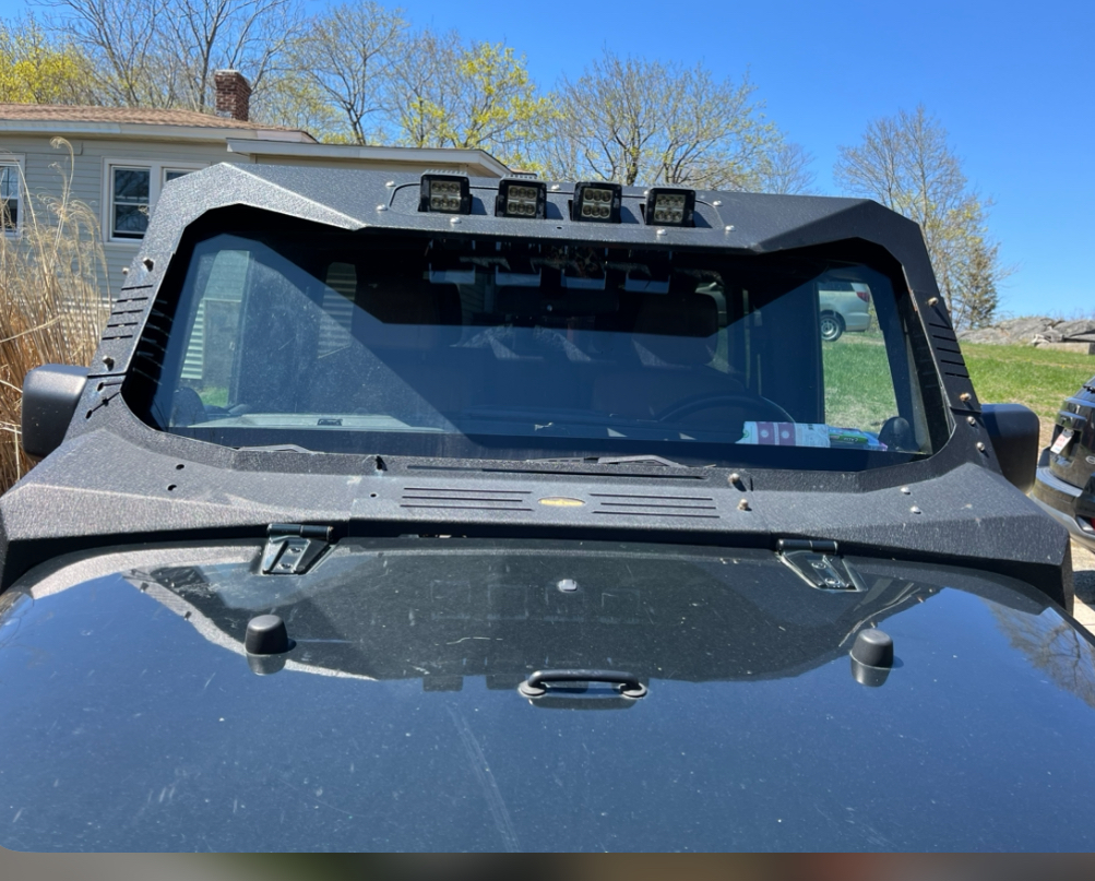 Hook road mad max armor windshield ViCowl