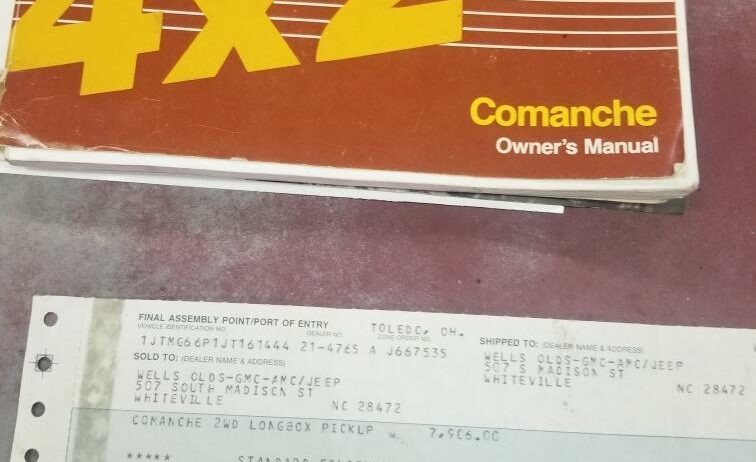 1988 Jeep Comanche