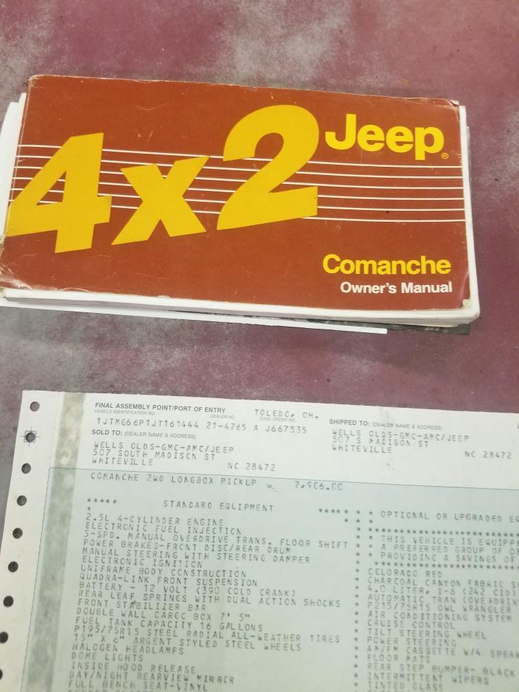 1988 Jeep Comanche