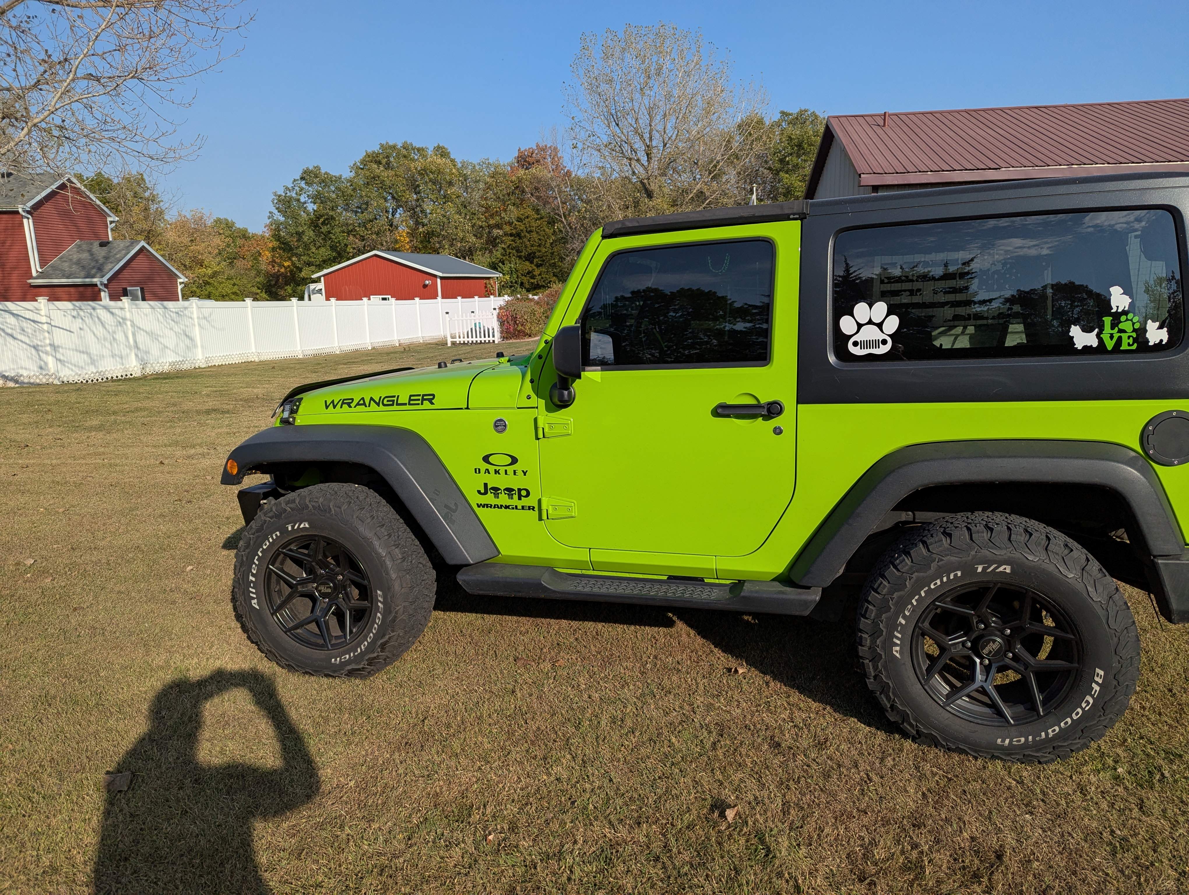 2013 Gecko Green Jeep Wrangler