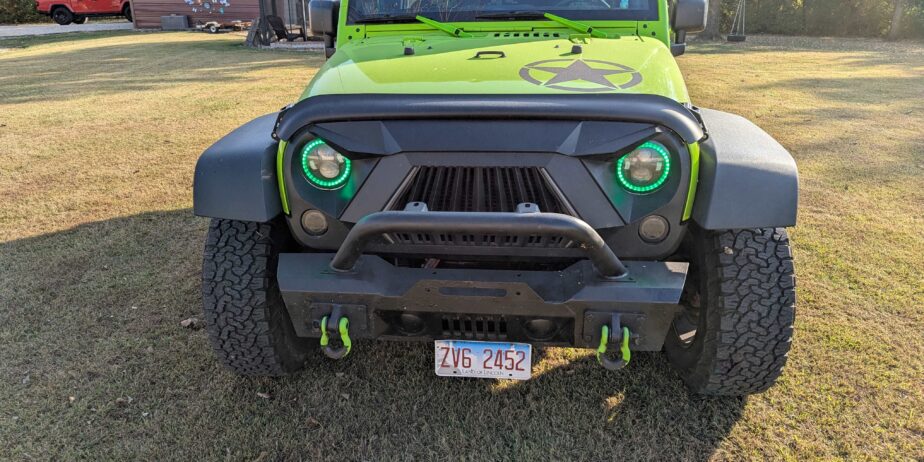2013 Gecko Green Jeep Wrangler