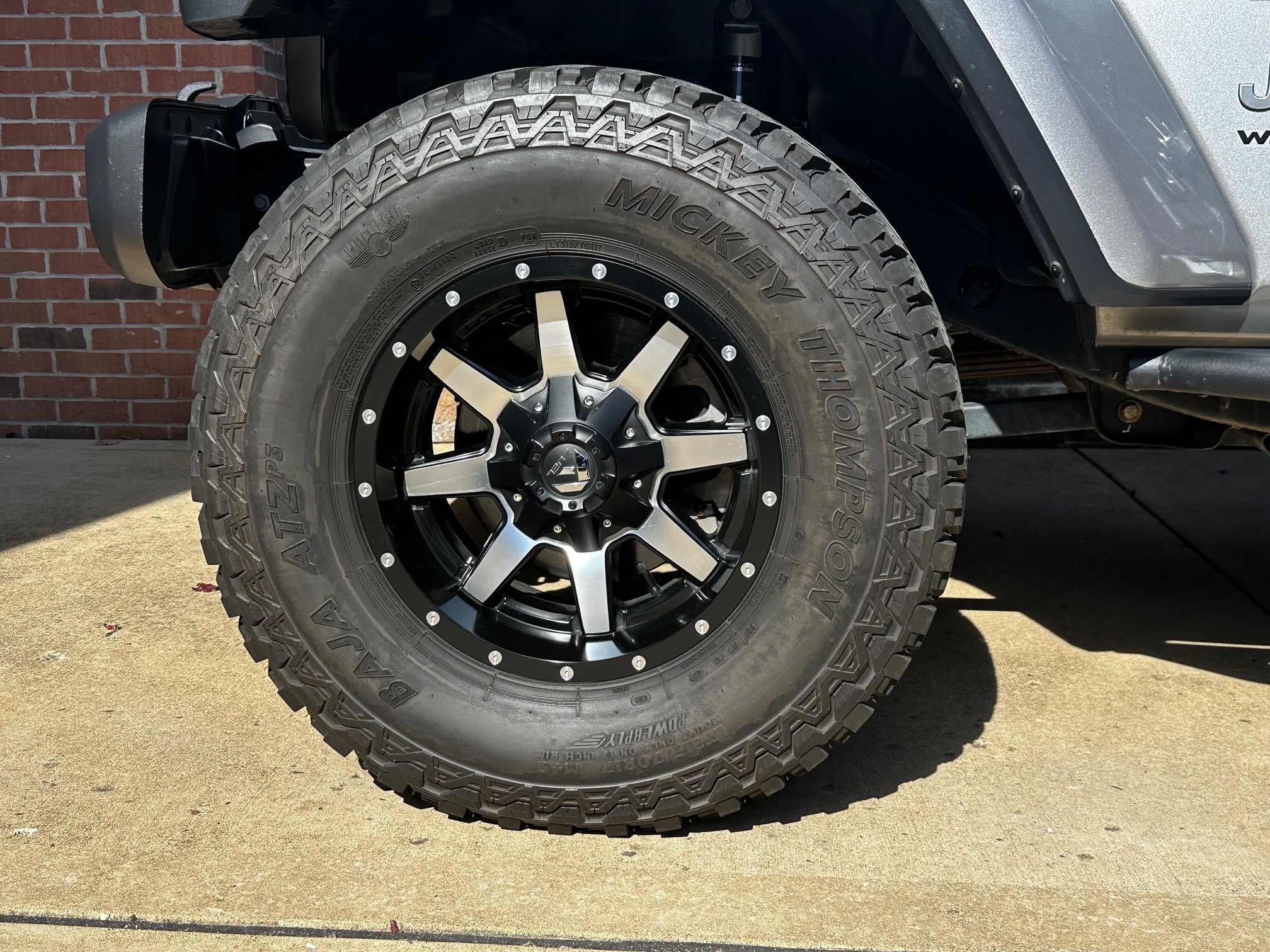 5 – Fuel Maverick 17×9 Rims with Mickey Thompson Baja ATV Tires