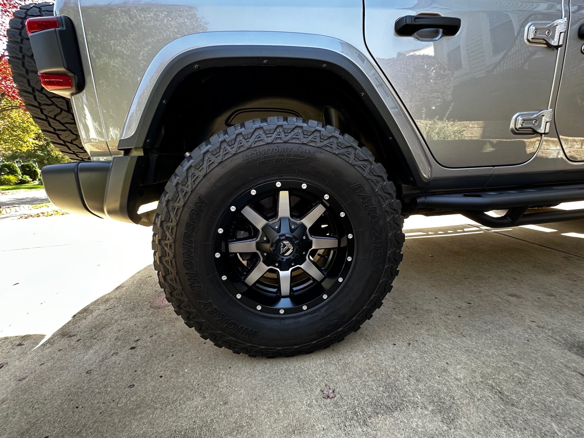 5 – Fuel Maverick 17×9 Rims with Mickey Thompson Baja ATV Tires