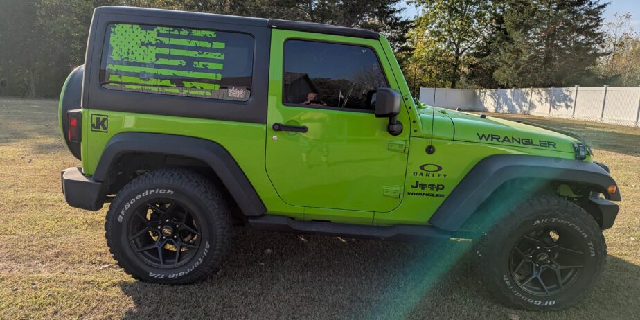 2013 Gecko Green Jeep Wrangler