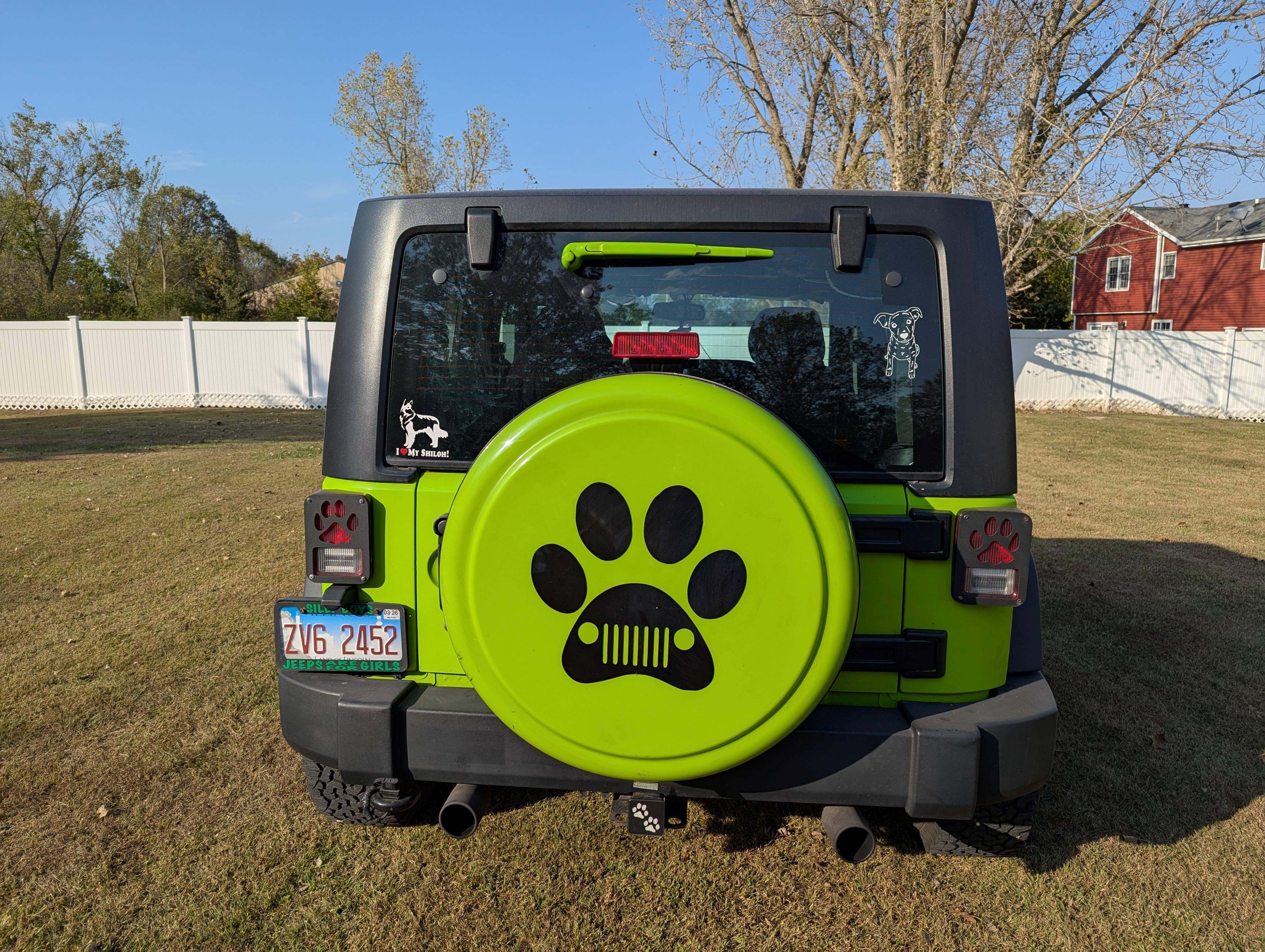 2013 Gecko Green Jeep Wrangler