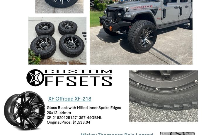 Custom Offsets Wheels and Tires