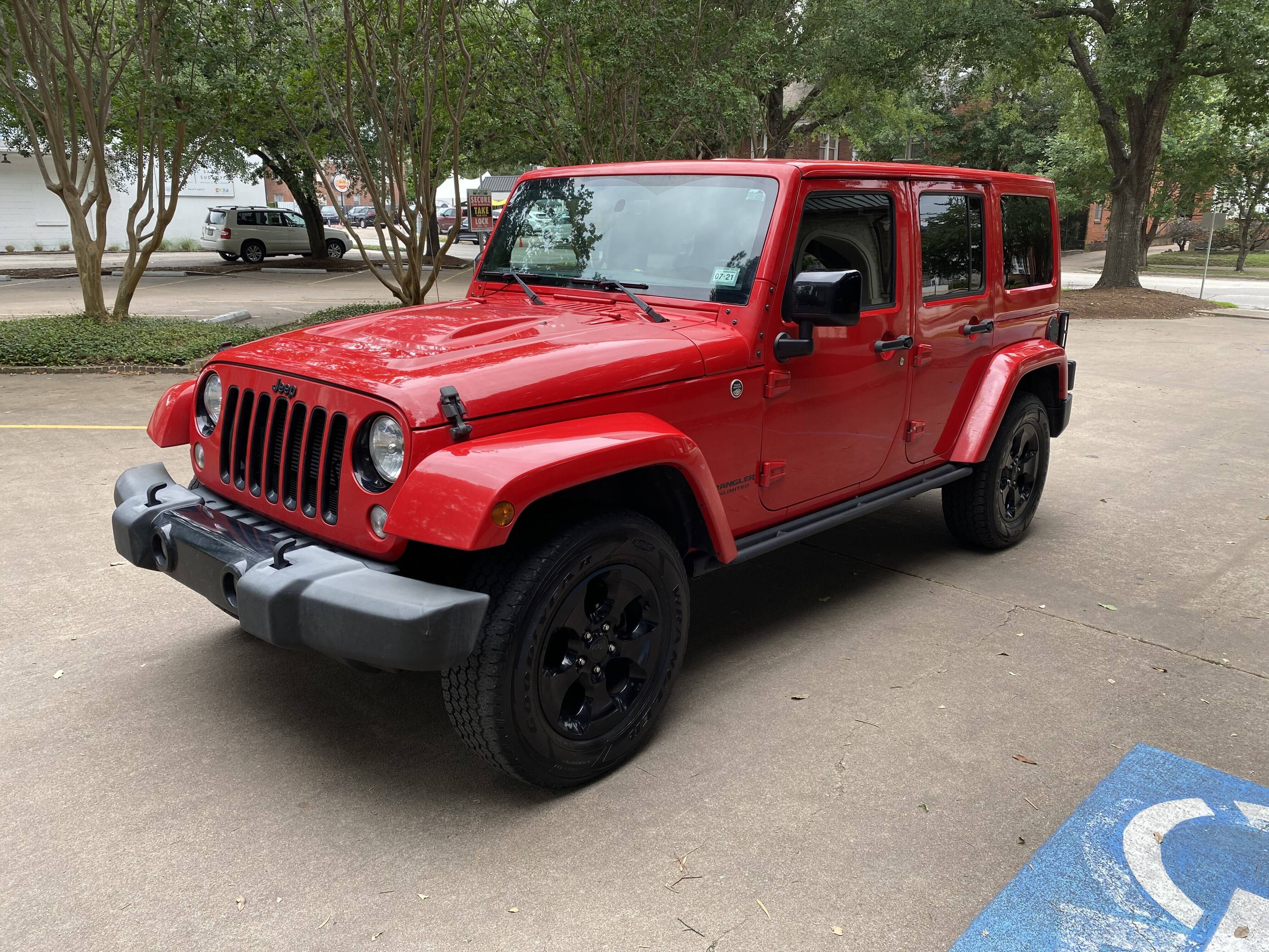 2015 Jeep Wrangler Sahara for sale