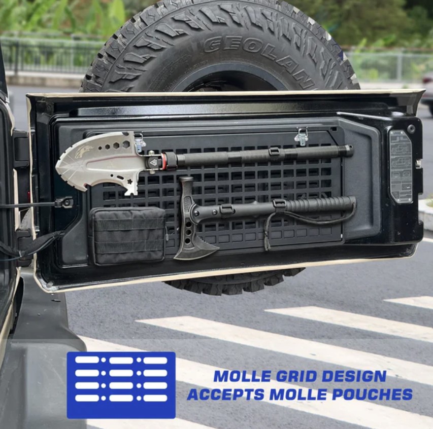 Aluminum Rear Tailgate Table for Jeep Wrangler JL JK JKU JLU