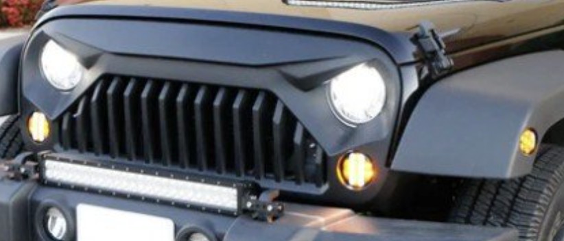 Clear Lens LED DRL/Turn Signal w/ LED Sidemarker Combo Kit For Jeep Wrangler JK