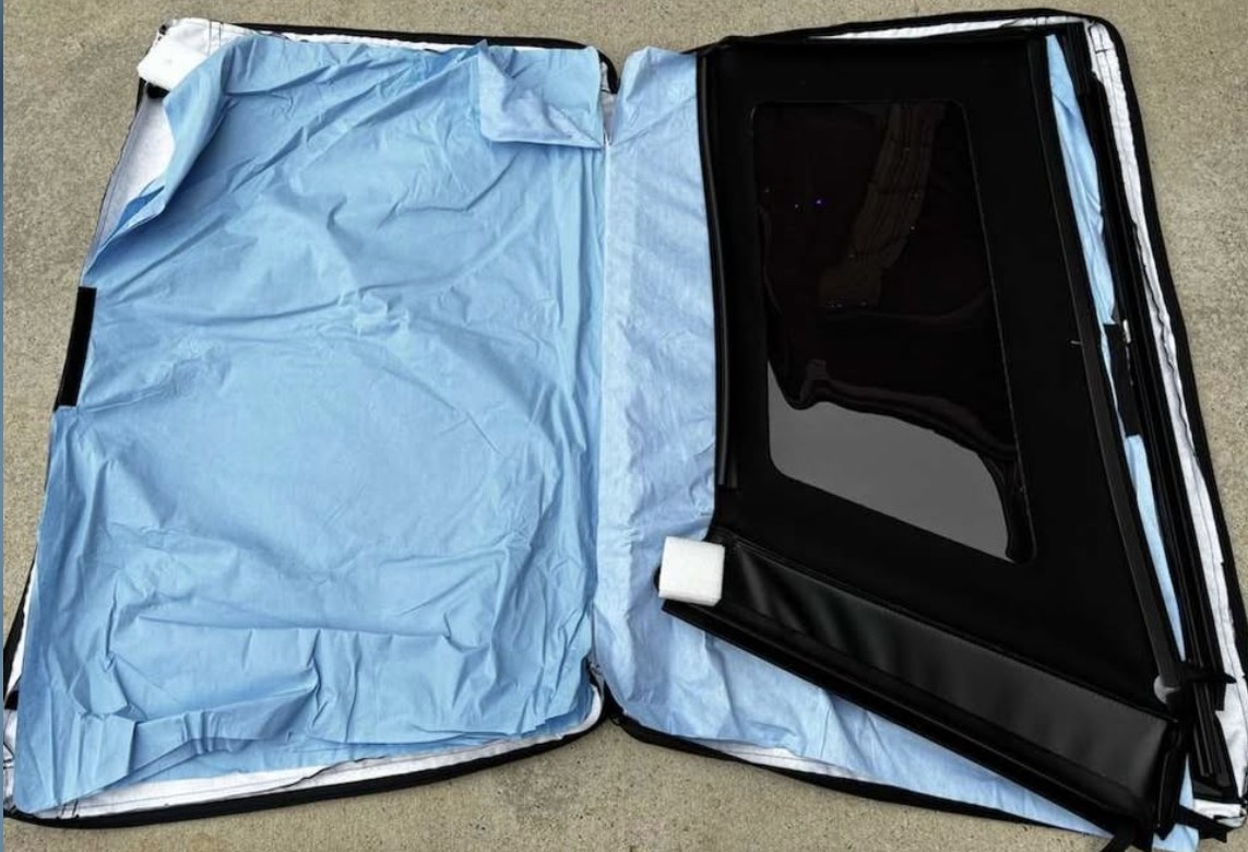 QuadraTop Soft Top Storage Hanger & Bestop Window Storage Bag