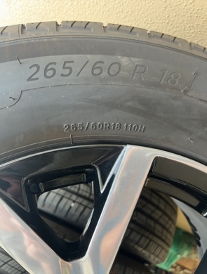 4 OEM Wheels and Tires for 2021-current