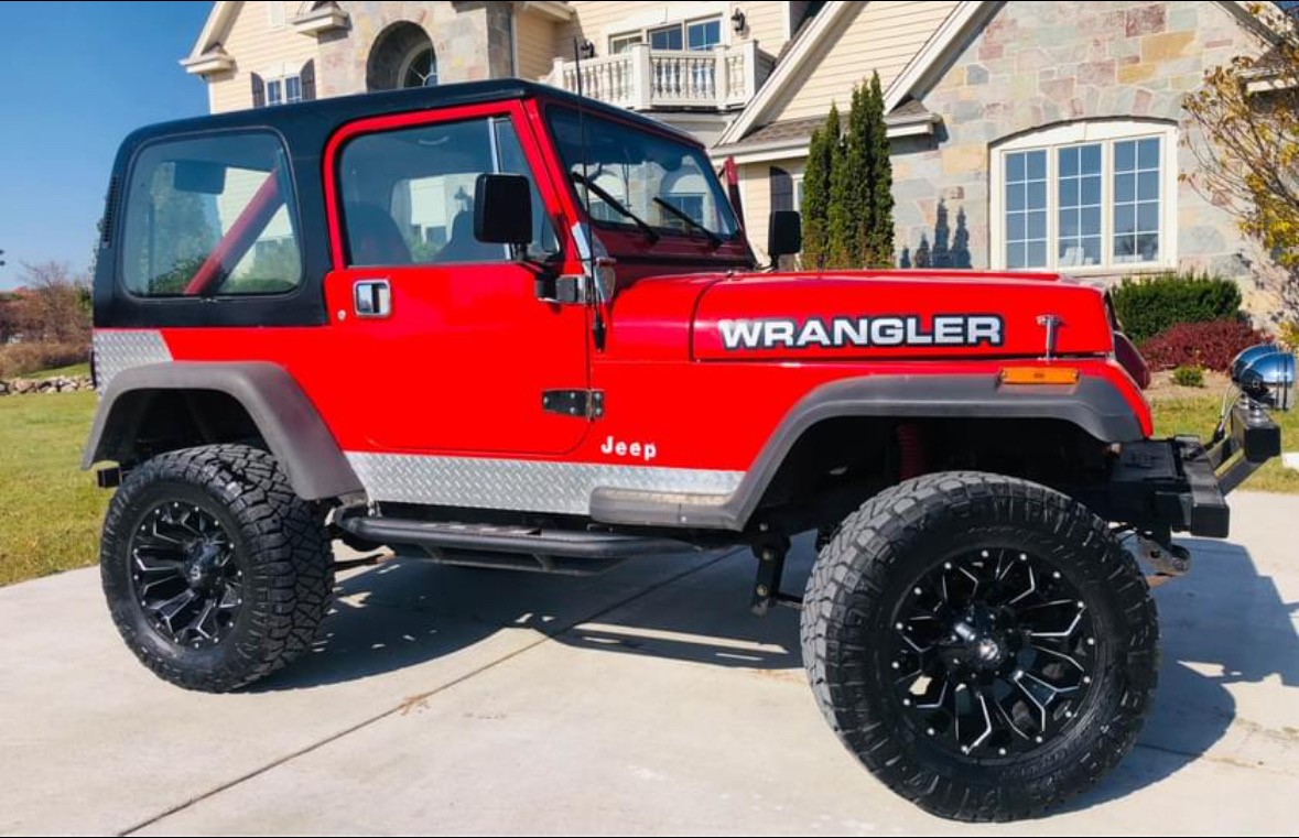 1988 Jeep Wrangler 400 miles on new 4.2 Motor, 122,000 on body