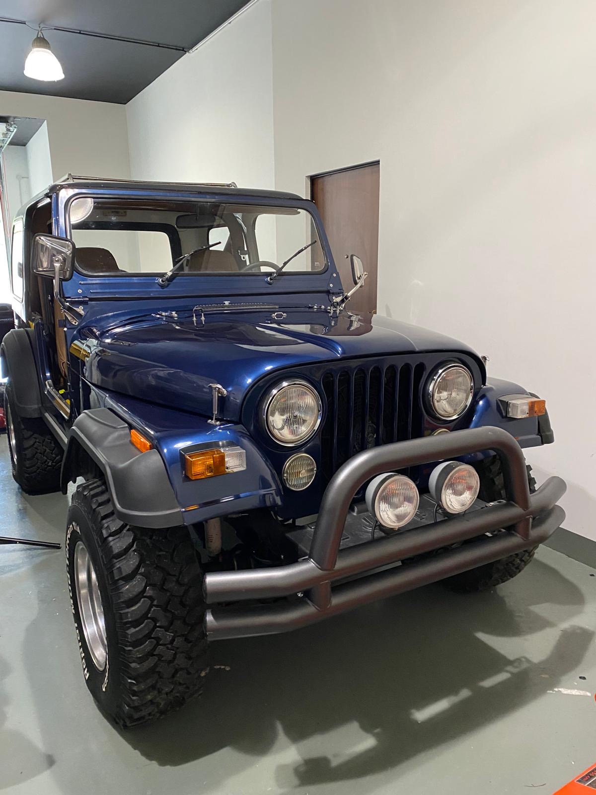 Jeep CJ7 Renegade 1989 Isuzu Diesel 2.4L – 50,000 km – 500 km driven since resto