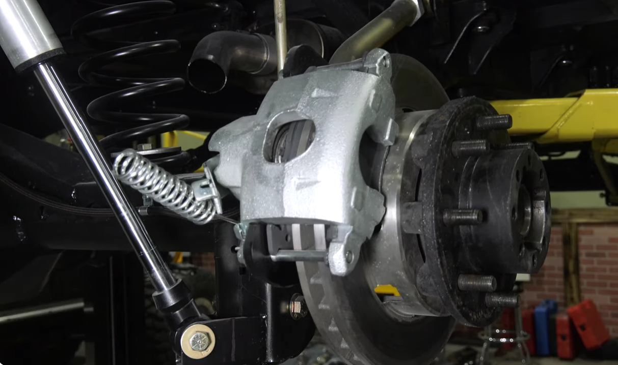 Cadillac El Dorado Rear Disc Brake Conversion – Solid Parking Brake Calipers Tha